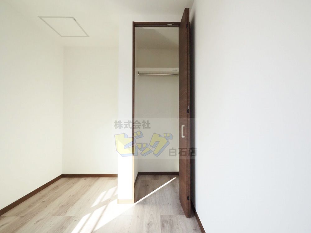 収納　使い勝手の良いクローゼットタイプです♪