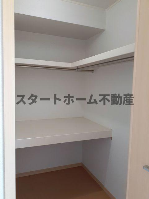 収納　十分な収納スペースがあります