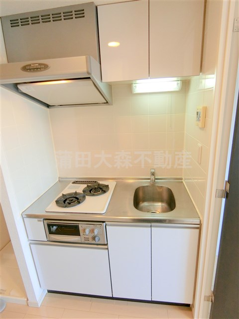 キッチン　2口ガスグリル付システムキッチン