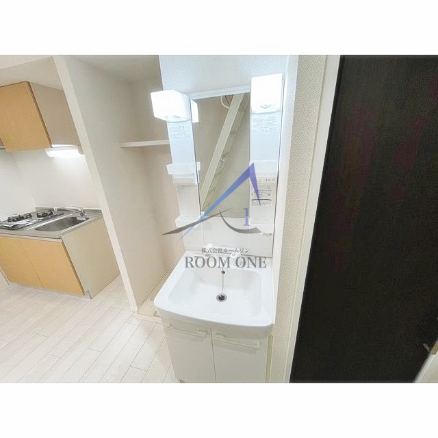 洗面設備　洗面台です。