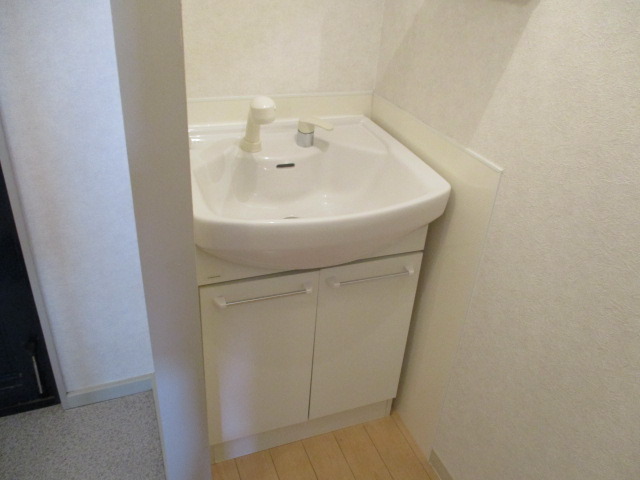 洗面設備　シャンプードレッサーは忙しい朝の強い味方ですね