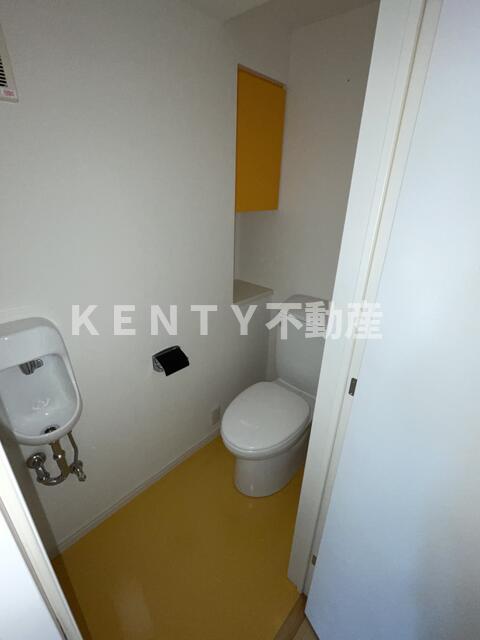 トイレ　ゆったりとした空間のトイレです