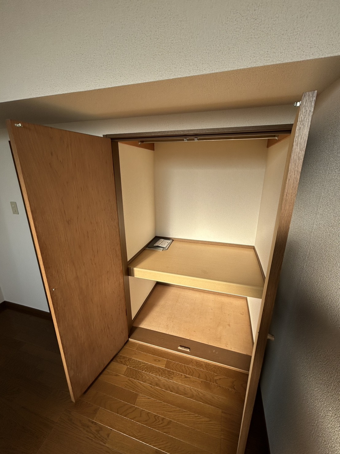 収納　奥行きのある収納です！