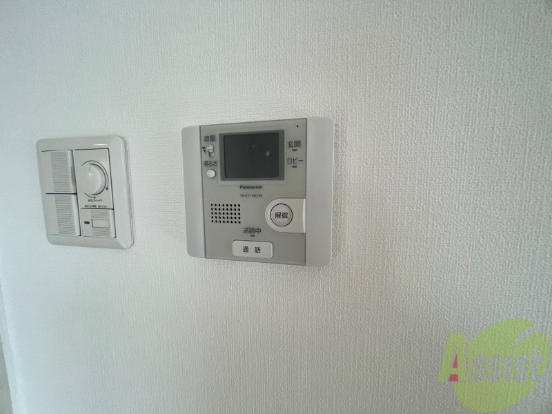 セキュリティ　インターホンで来客確認ができます。安心ですね。