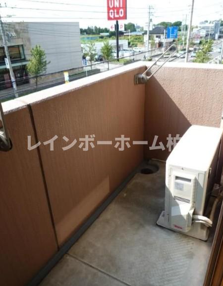 バルコニー　落ち着いた時間を過ごせるバルコニーです