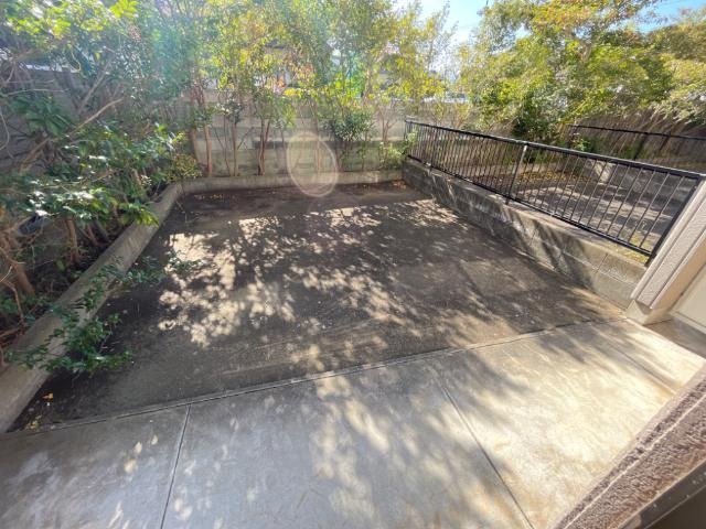 バルコニー　落ち着く空間です。