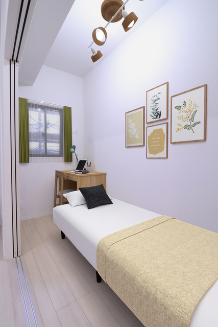 その他部屋・スペース　※家具・家電はＣＧで合成しています。ベット横幅約８０センチ