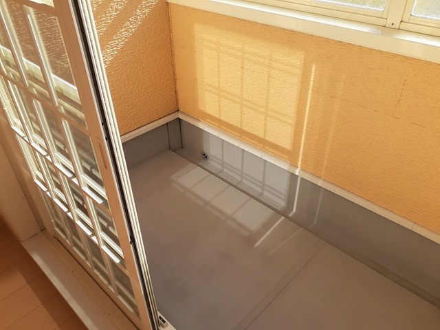 バルコニー　別号室画像。ご参考下さい