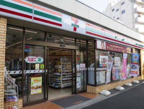 コンビニ　セブンイレブン 江東塩浜店（コンビニ）まで2m
