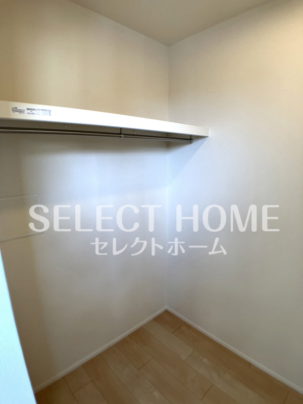 収納　たっぷりとした収納スペースです
