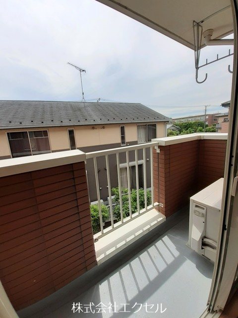 バルコニー　南西向きです