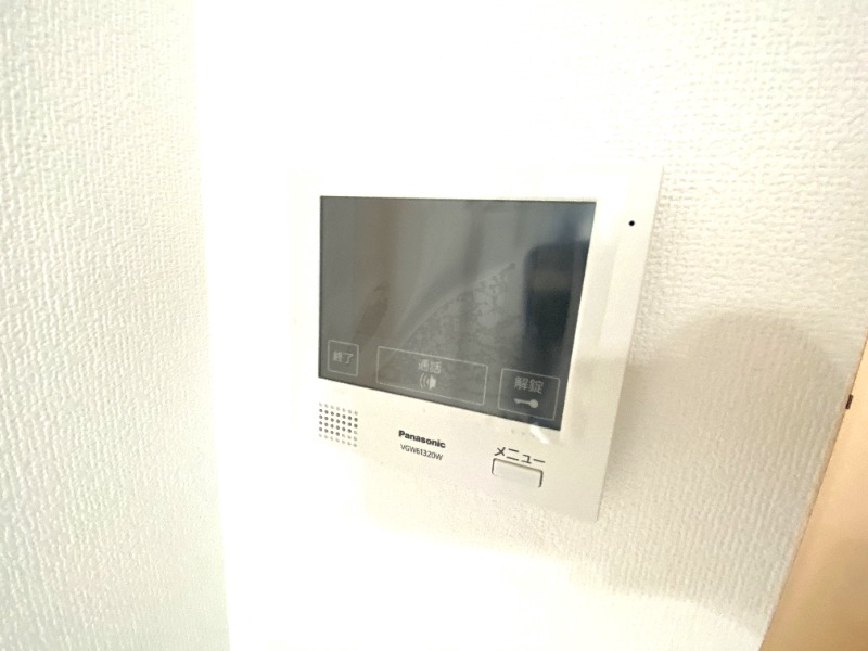 セキュリティ　顔が見えて安心モニターホン！