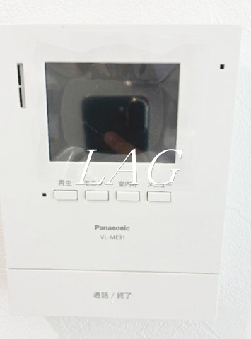 セキュリティ　モニター付きインターフォン（建築中）です。