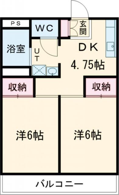 パヴィヨンIの間取り写真