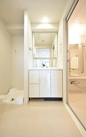 洗面設備　※別部屋の参考写真です。
