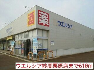 ドラックストア　ウエルシア妙高栗原店（ドラッグストア）まで610m