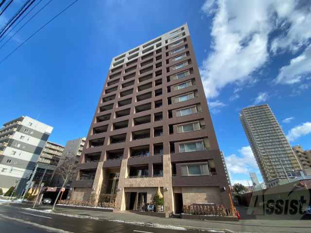 建物外観　札幌市中央区北３条西「ライオンズマンション知事公館前」