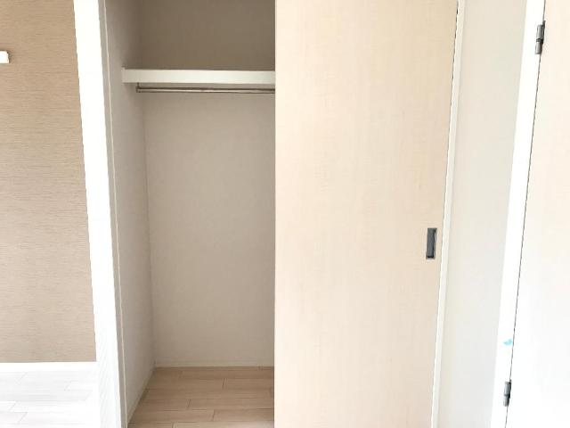 収納　たっぷりとした収納スペースです