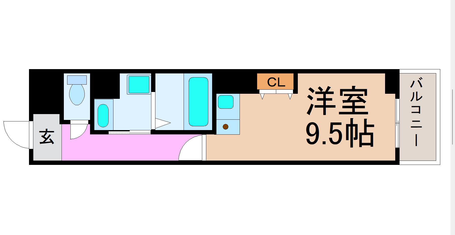 地下鉄東山線 伏見駅 徒歩7分 9階建 築31年の間取り写真