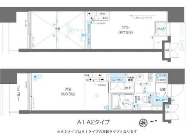 ZOOM麻布十番 ズーム麻布十番の間取り写真