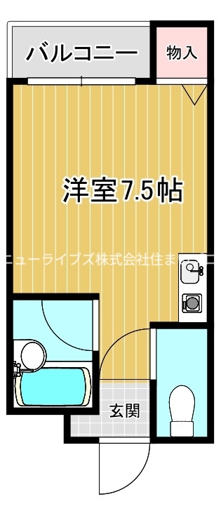 エムアンドエムタチバナの間取り写真