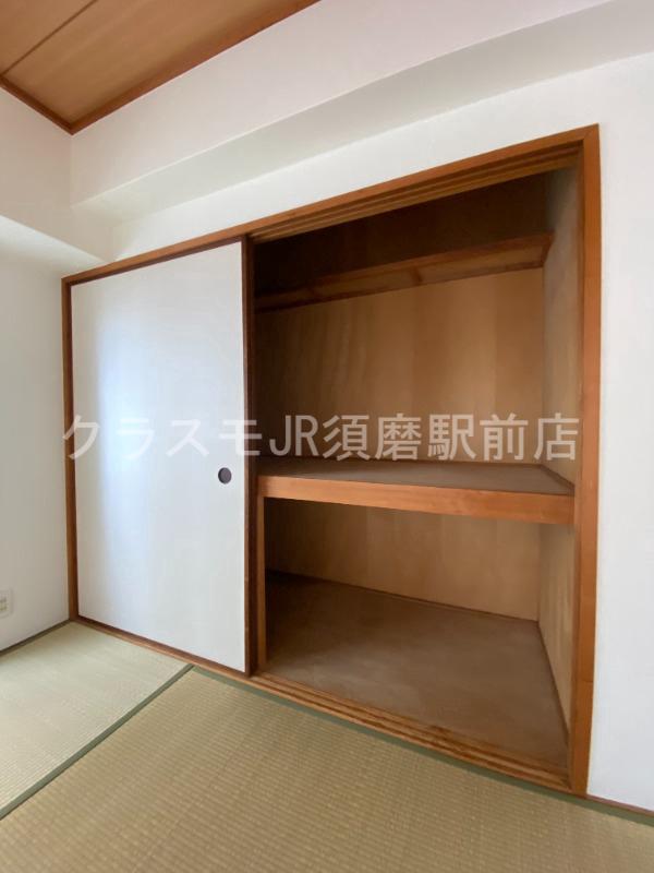 収納　もちろん収納スペースも確保。お部屋がスッキリ片付きますね。