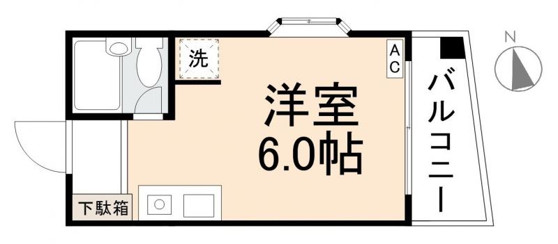 ハイツ栗林の間取り写真