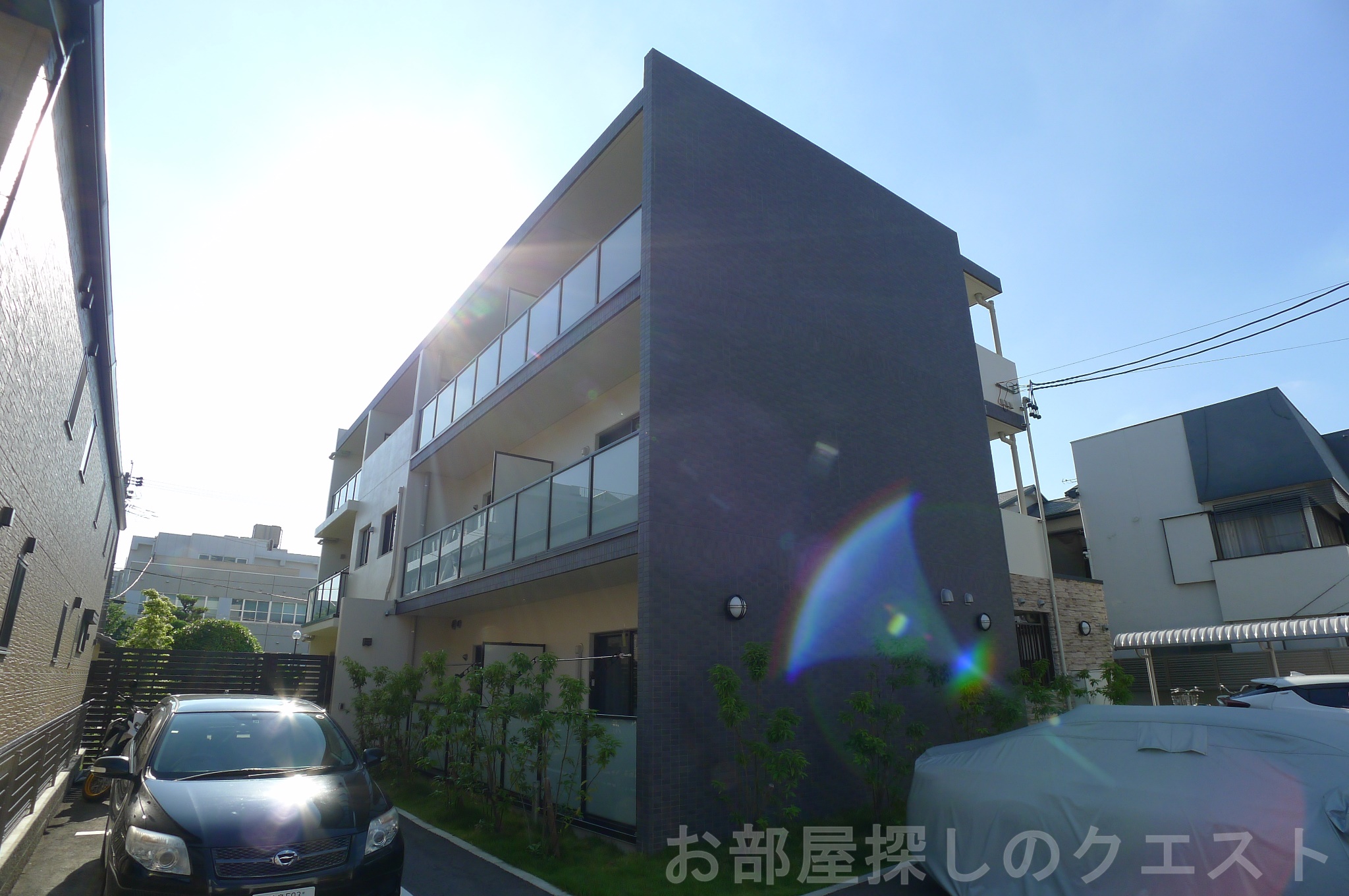 建物外観　オートロック付きマンション☆