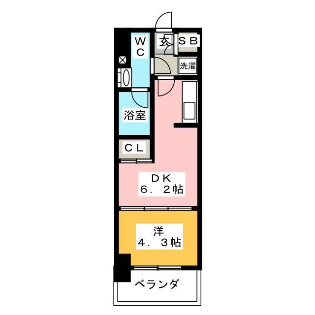 パークアクシス日本橋茅場町の間取り写真