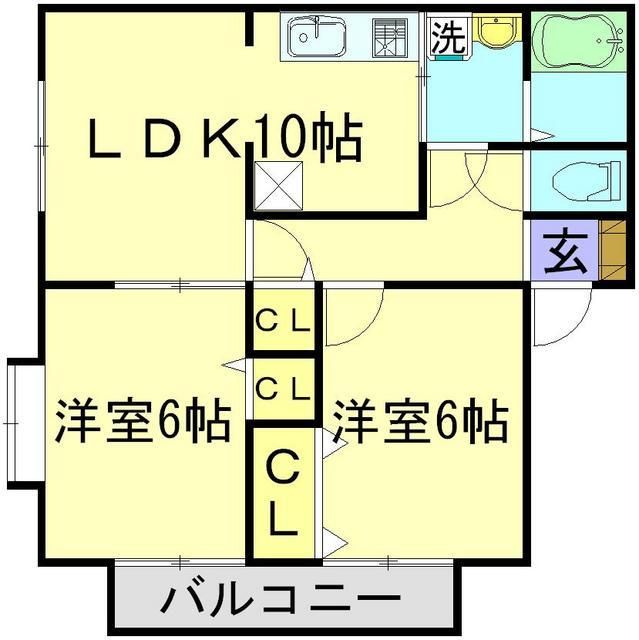 フェアリーウィステリア壱番館の間取り写真