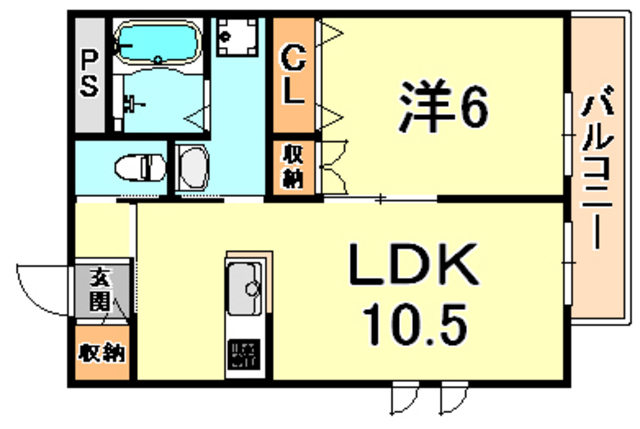 ラビエ岡本の間取り写真