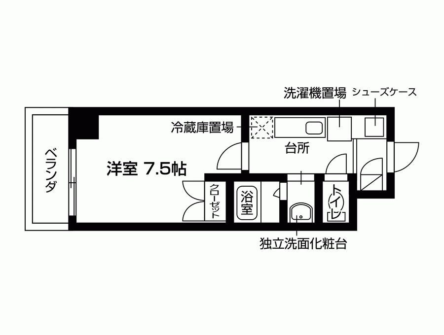 カーサ21の間取り写真