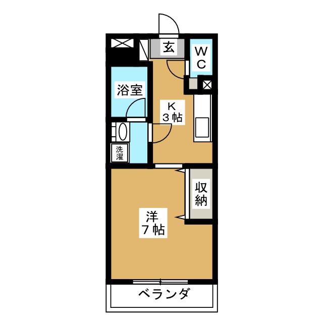 クレイドル片倉の間取り写真