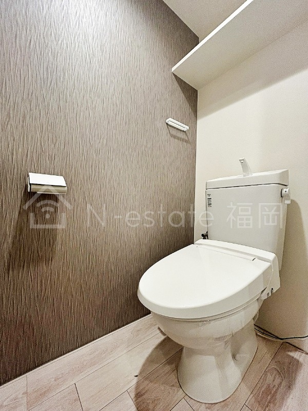 地下鉄空港線 西新駅 徒歩9分 5階建 築5年のトイレ写真
