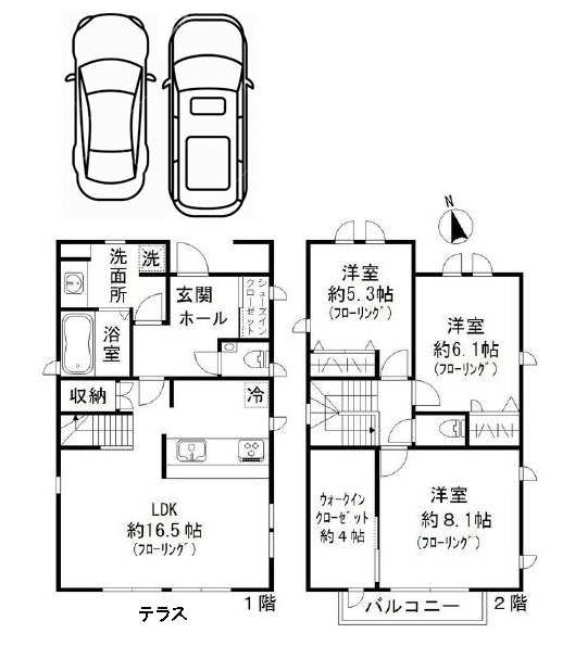 プルミエAの間取り写真