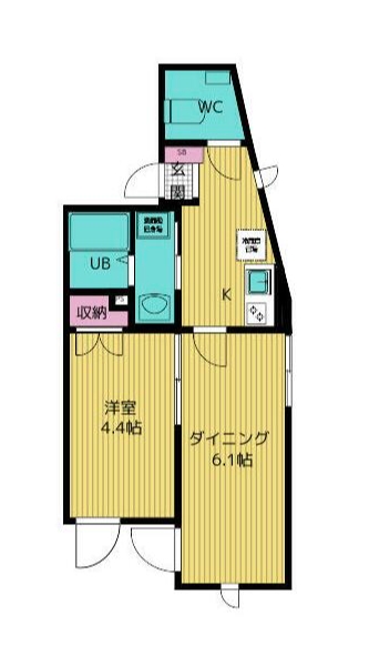 シャルム北千住の間取り写真