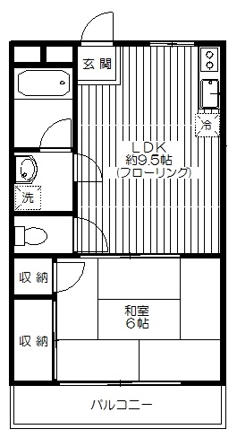 ソレアード鵜の木の間取り