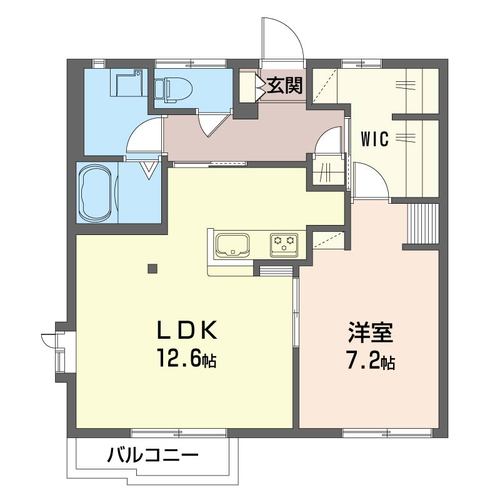 ハイツエンデュランスBの間取り