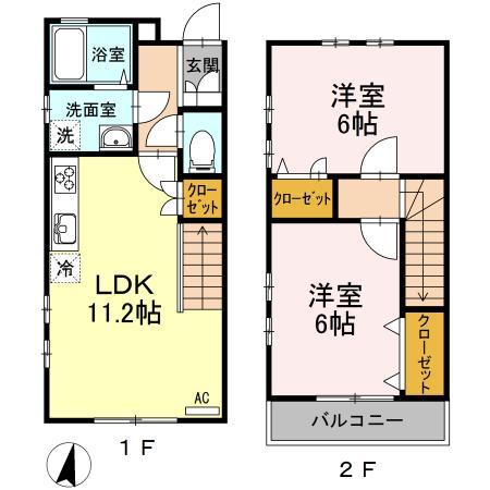 煉瓦館シャレーの間取り