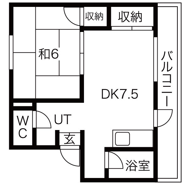 MISTRAL土山の間取り