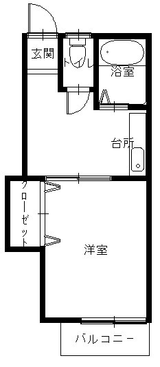 ハイツピッコリーノの間取り