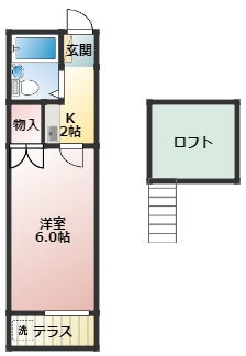 ブランシュ北安東の間取り