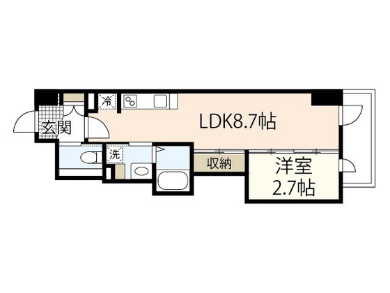 月光舟入川口町の間取り