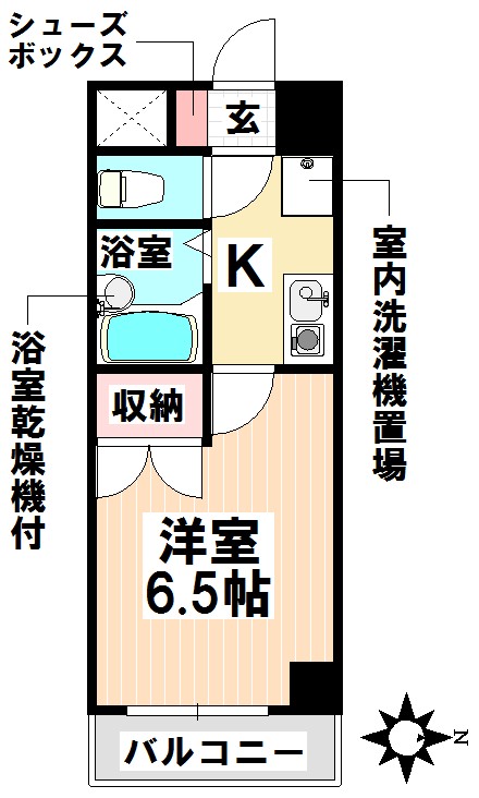 セントラルハイツ堀田の間取り