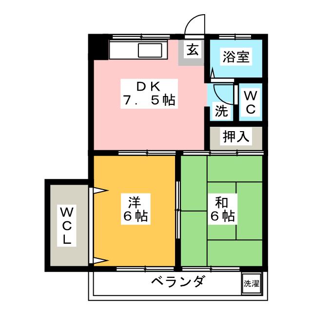 プラザ水の木の間取り