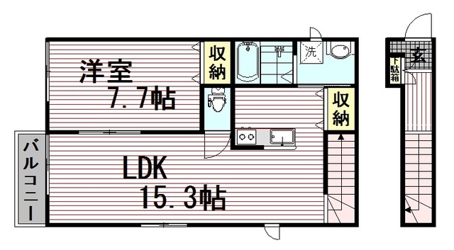 リバーサイドコートの間取り