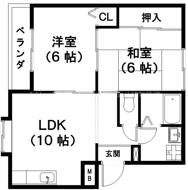 カサロッサの間取り