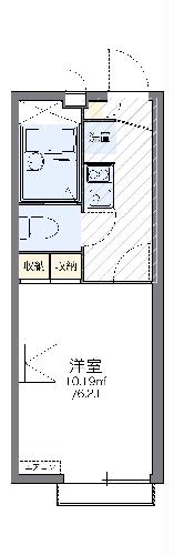 レオパレスパノラマハイツ八幡山の間取り