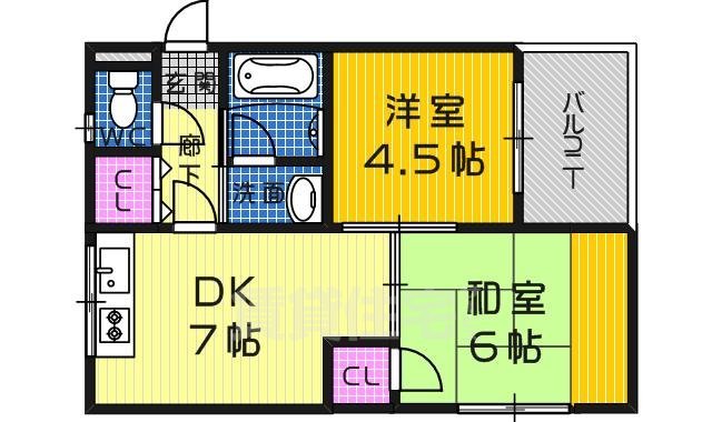 メリファマンションの間取り