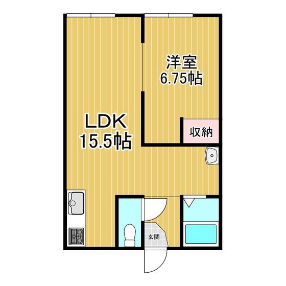 リベルテ桜木の間取り